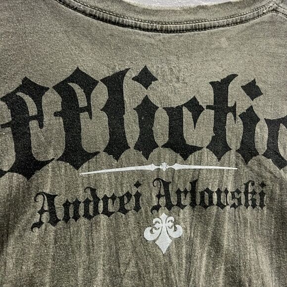 🔥🔥 Y2K AFFLICTION Andrei Arlovski Signature Series 2XL Tee - EXCELLENT Conditi - Picture 8 of 10